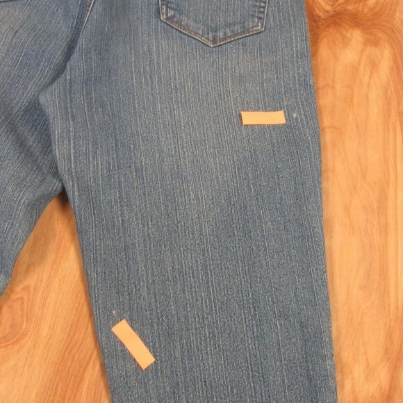 HANNAH Becky Capri Skimmer Jeans Womens Sz 10 Comfort Stretch Denim Bermuda Crop - Picture 14 of 15